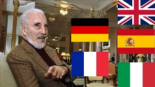 Christopher Lee Speaking 5 Languages