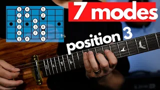 Learn All 7 Modes In Position 3 In This Huge Guitar Lesson