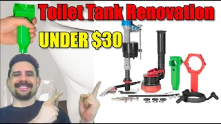 DIY Toilet Tank Complete Renovation UNDER $30