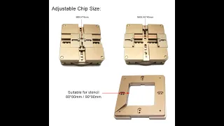 Magnet Auto Adjust Stencil Holder|80mm 90mm Universal BGA Reballing Station