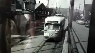 Abandoned Johnstown traction "Then and Now" streetcar line Ferndale PA