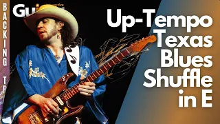 Up Tempo Texas Blues Style Shuffle in E | Free Guitar Backing Track