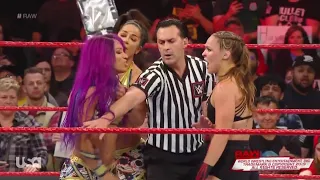 Full Match - Ronda Rousey _ Natalya vs Sasha Banks_ Baley (1080P_HD)