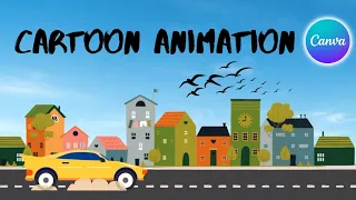 How to Make Animated Cartoon Video in Canva | Animation Tutorial for Beginners