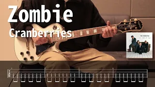 Cranberries - Zombie l Guitar cover & TAB l 일렉기타 입문 쉬운곡, 타브악보