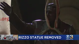 Controversial Frank Rizzo Statue In Center City Removed Overnight