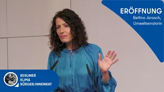 Bettina Jarasch eröffnet Klimabürger:innenrat