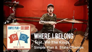 WHERE I BELONG (feat. We The Kings) Simple Plan & State Champs / KENGOOO Drum Cover 叩いてみた