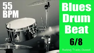 6/8 Blues Drum Beat - 55bpm