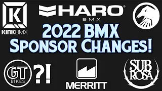 BIG 2022 BMX Sponsor News! - Perris Benegas On Haro & Is Mark Burnett On GT?!?!?!
