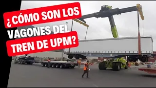 🚉 En España fabrican los 120 vagones especiales para cargar celulosa del tren de UPM