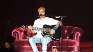 Justin Bieber cover Fast Car  by Tracy Chapman at Madison Square Garden July 19, 2016