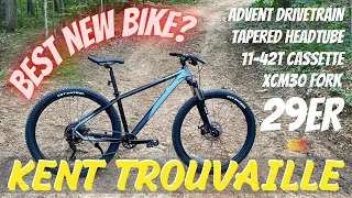 $398 Kent Trouvaille 29er MTB - Advent 9-speed drivetrain - 11-42t Cassette - XCM30 Fork - Walmart