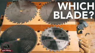 Selecting Table Saw Blades - Types, Uses and Buying Advice