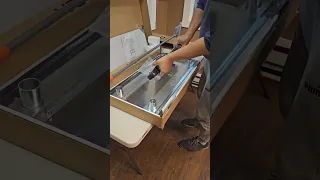 How To Remove Plastic Bullet Feet and Install Casters on Stainless Steel Work Table