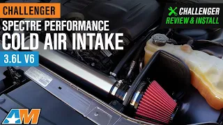 2011-2021 Challenger 3.6L V6 Spectre Performance Cold Air Intake; Polished Review & Install
