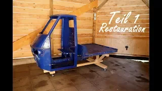 Piaggio Ape 50 Restauration Teil 1 (Demontage)