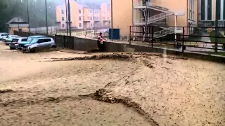 Наводнение Дагомыс 25.06.2015