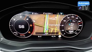 2017 Audi A4 Allroad 3.0 TDI (272hp) - 0-200 km/h acceleration (60FPS)