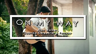 On My Way - Alan Walker, Sabrina Carpenter & Farruko Fingerstyle cover (Free Tabs)