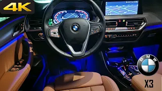 2023 BMW X3 sDrive30i - POV Night Drive 4K (Binaural Audio) Ambient Lighting & HiFi Sound System