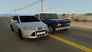 محاكي الحوادث : حوادث واقعية منوعة (17) BeamNG drive