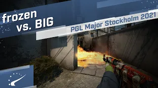 frozen gets an ace against BIG - PGL Major Stockholm 2021 Challengers Stage