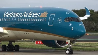 Vietnam Airlines Airbus A350-900 XWB VN-A888 Landing at NRT 34R