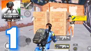 Battlegrounds Mobile India - Gameplay Walkthrough Part 1 - First Gameplay  - Tutorial (IOS/Android)