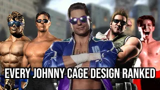 Every JOHNNY CAGE Design Ranked Worst to Best | Mortal Kombat |