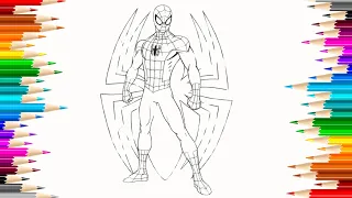 Swinging into Color: Spider Man Coloring Fun | Colorful Creations