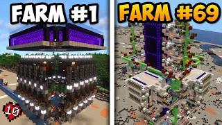 I ACTUALLY Built Every Farm in Hardcore Minecraft! (Part 1/2)