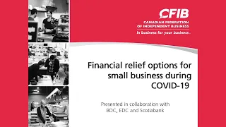 Financial relief options for small businesses during COVID-19