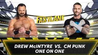 Full Match - Drew McIntyre vs CM Punk: Fastlane|WWE 2K24