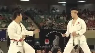 JKA 2007 Japan Cup Men Kumite FINAL Taniyama vs Sugiyama