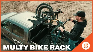 MULTY® Vertical Bike Rack System | Pickup Truck Bike Carrier | Made in North America