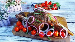 НЕРЕАЛЬНО ВКУСНО,ВОСХИТИТЕЛЬНАЯ,ТАЮЩАЯ!БАРАНЬЯ  НОГА В ДУХОВКЕ БЕЗ ЗАМОРОЧЕК!