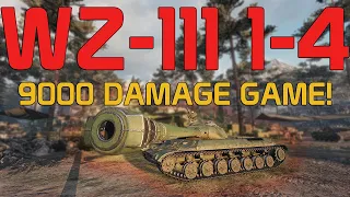 9000 Damage? HOLY BANANAS! - WZ-111 1-4 | World of Tanks