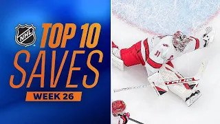 Топ-10 сэйвов 26-й недели сезона / NHL Top 10 Saves of the Week  (2023-24 NHL Season)