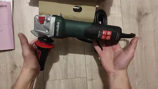 METABO WEV 15-125 QUICK - unboxing and first cuts