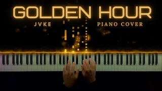 JVKE - GOLDEN HOUR || Beautiful Piano Cover (Sheet Music)