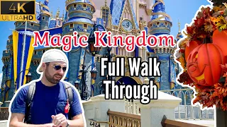 [4K] DISNEY WORLD FULL WALKING TOUR | 2021 Magic Kingdom Complete Walkthrough in 4K UHD
