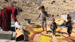 A Single Mother and Her Children's Farm Improvement: Sheep, Shovels, Smiles