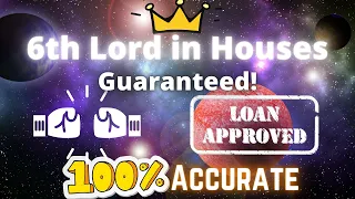 [Debts] 6th House Lord in Different Houses #astrology #horoscope #6thlord #loan #debt #enemies