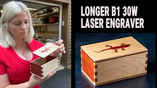 BEST 30 W laser under $1000. LONGER B1 30W Laser Engraver. Make box joints and inlays the easy way