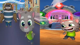 TALKING TOM GOLD RUN 2 VS Talking Tom Candy Run Crazy Games 2021 Gameplay