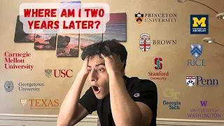 College Decision Reactions | Rejected From EVERYTHING?? (Ivies, T20s, & more) *watch till end*