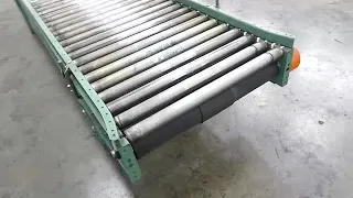 Roach Belt Driven Live Roller Conveyor.