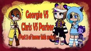 Georgie (IT) vs Chris (FNAF 4) vs Parker (Tattletail) singing battle (Part 3 of terror kids series)