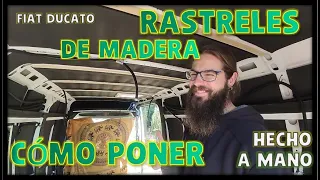 CÓMO RASTRELAR LA FURGO🤟🏽​​​ || FIAT DUCATO L3H2 || CAMPERIZACIÓN PROPIA​👨‍🎨👩‍🎨